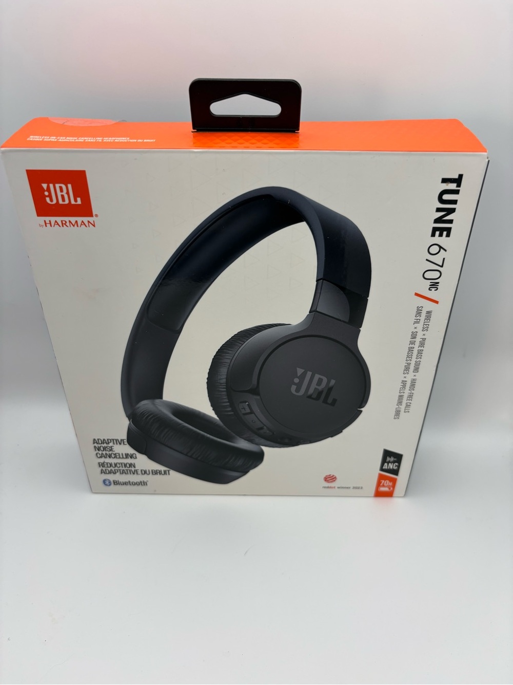 JBL Tune 670NC Wireless Headphones - Black